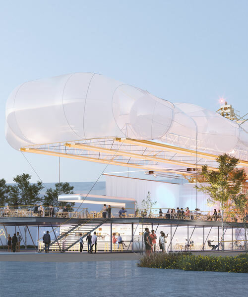 selgascano + FRPO propose inflatable spanish pavilion for expo 2025 osaka