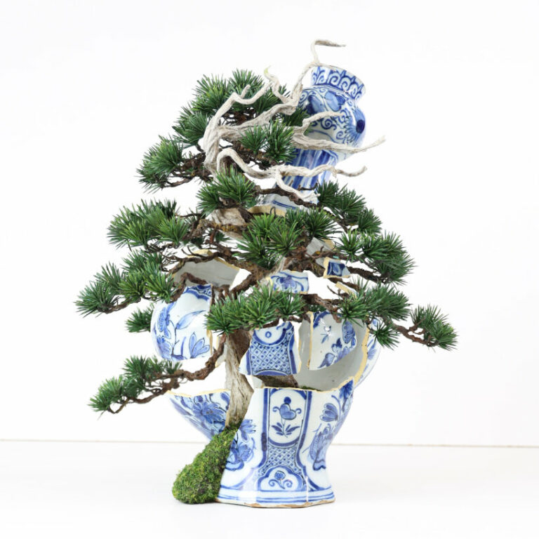 patrick bergsma's broken ceramic vases & crafted bonsai trees explore