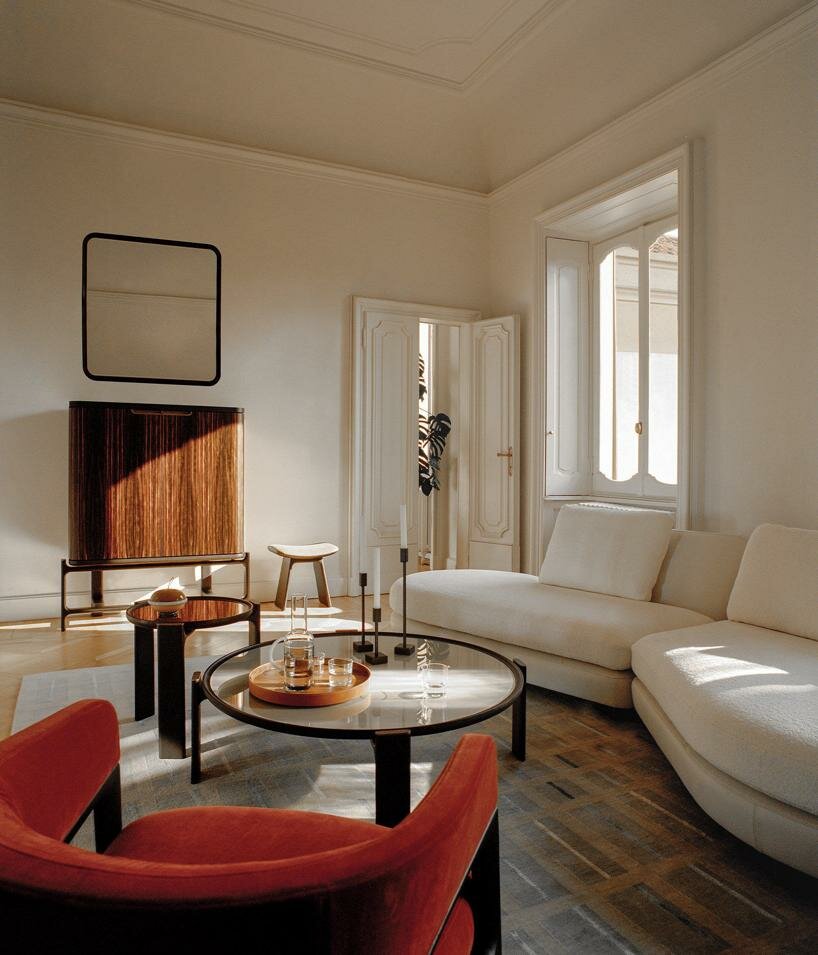 poltrona frau reflects on human connections with furniture collections duo and bay