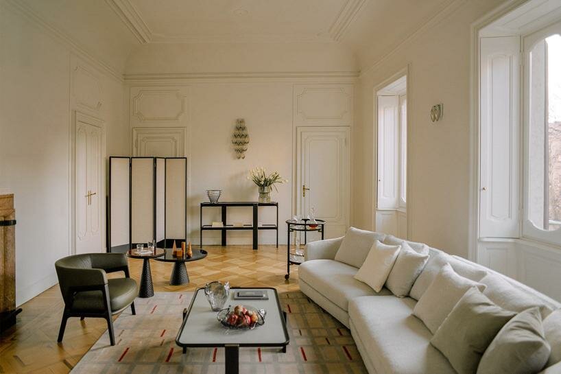 poltrona frau reflects on human connections with furniture collections duo and bay