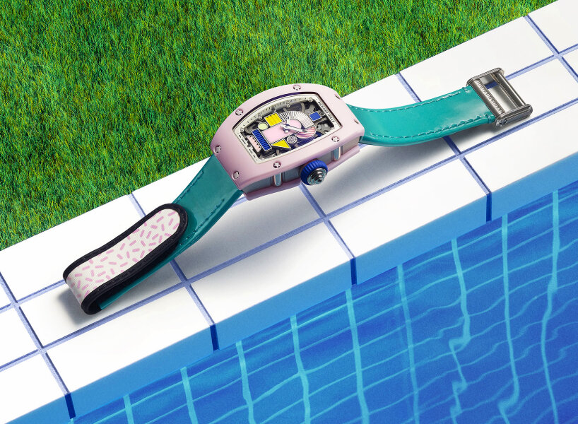 richard mille colored ceramic watches memphis italian art