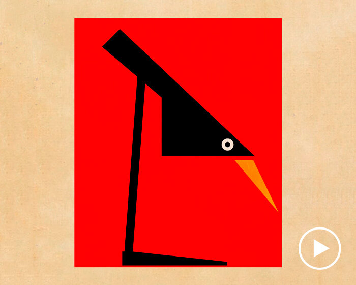 federico babina reimagines iconic designer lamps as animals in latest illustration series