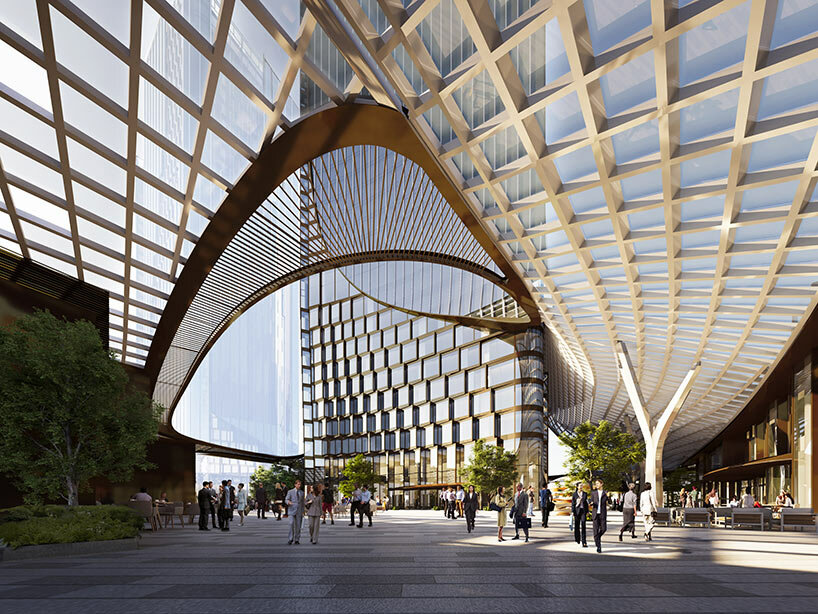 UNstudio plans four fluid mixed-use towers for hangzhou, china