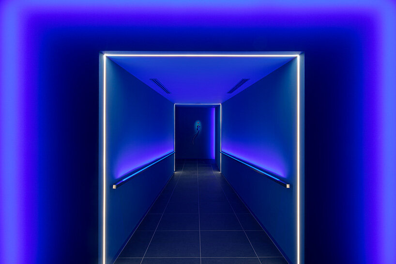 aldo rossi's hotel Il palazzo in japan sees a bold transformation by uchida design