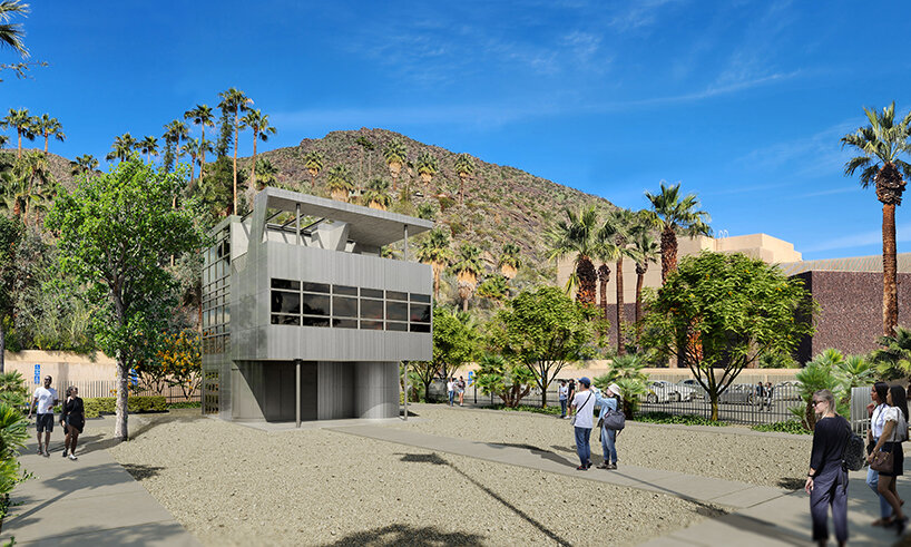 a prototype of the iconic, all-metal aluminaire house&#x2122; is landing at palm springs art museum