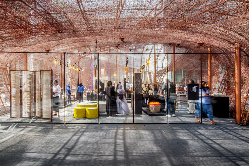 designboom's guide to dubai design week 2023: from 3D printed pavilions to biomaterial installations