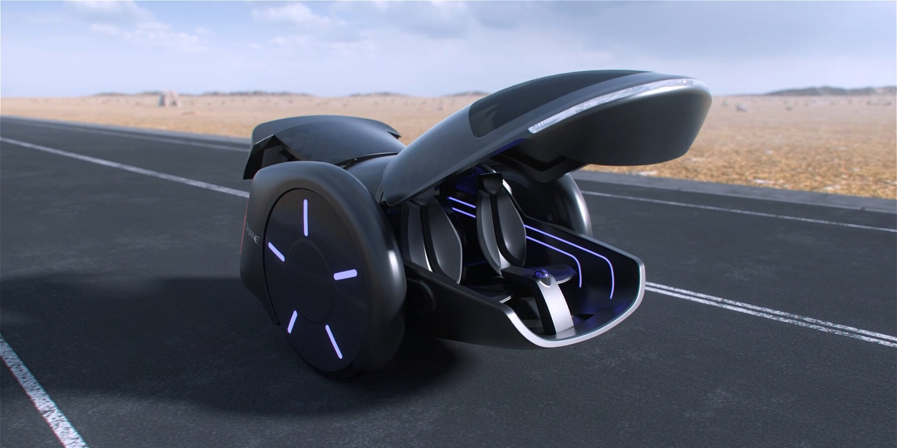SHANE - A Radical Two-Wheeled Electric Car