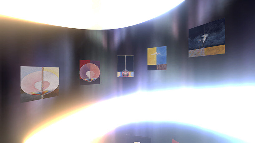 hilma af klint's paintings transformed into psychedelic VR show at fotografiska new york