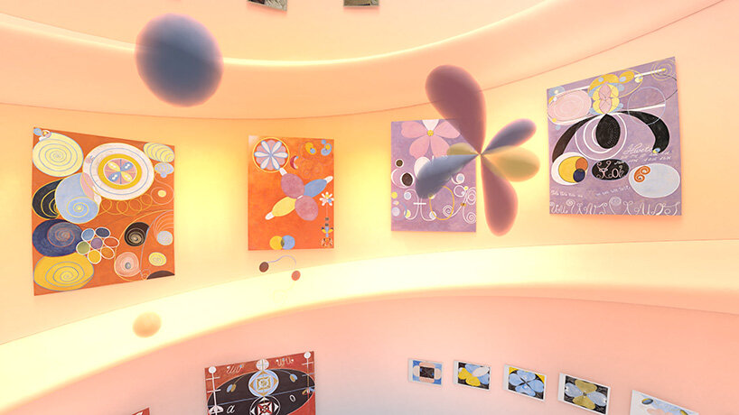 hilma af klint's paintings transformed into psychedelic VR show at fotografiska new york