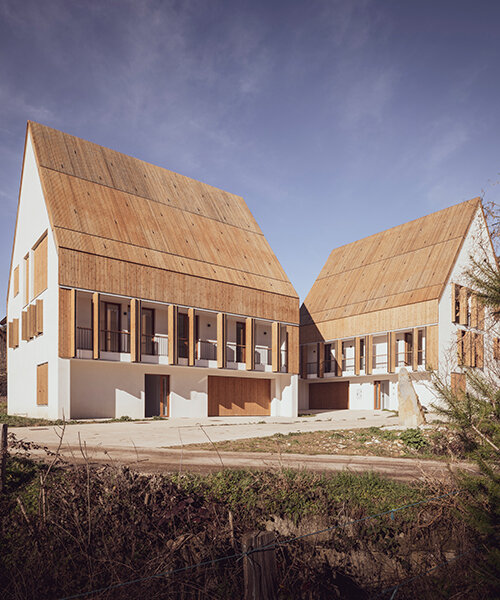 a modern take on traditional caserío farmhouses in the pristine garralda landscape