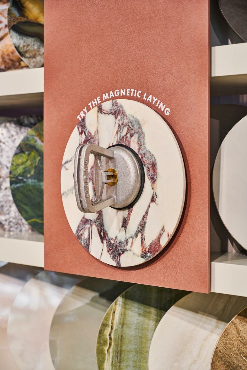 iris ceramica group’s attract transforms ceramic slabs with licensed magnetic installation system