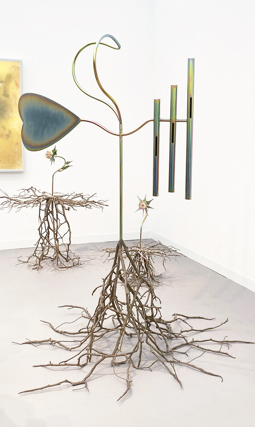 marguerite humeau brings her kinetic, divinatory 'orisons' sculptures to frieze london 2023