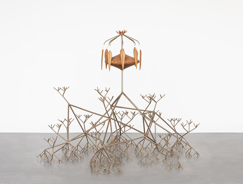 marguerite humeau brings her kinetic, divinatory 'orisons' sculptures to frieze london 2023