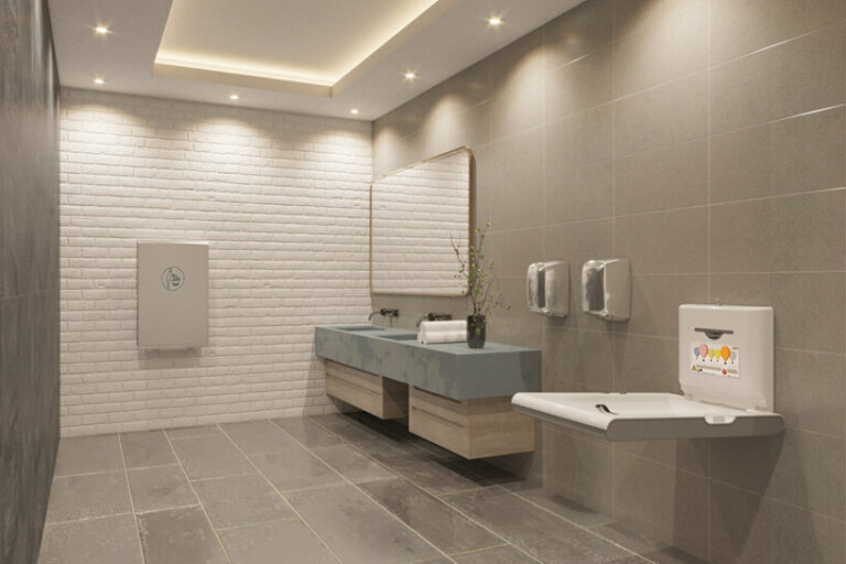 mediclinics unfold babymedi® changing table public bathrooms