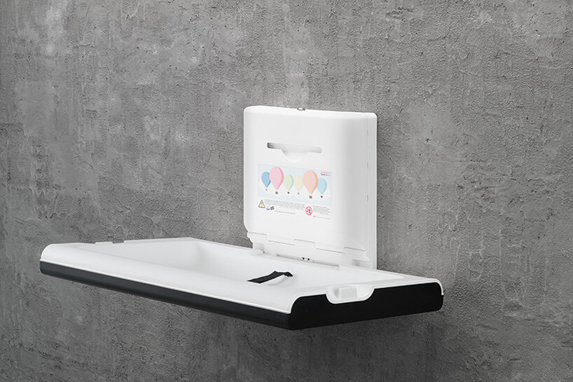 mediclinics unfold babymedi® for sleek changing table solutions in public bathrooms