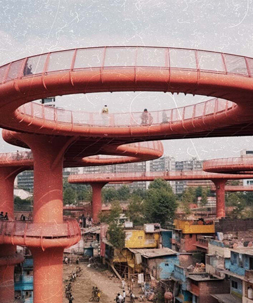 AI-generated futuristic nostalgia reflects social and architectural dualities within india
