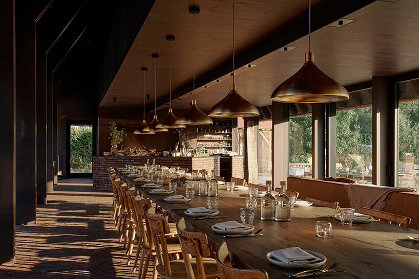 sigurd larsen unites architecture and gastronomy at germany's michelberger farm