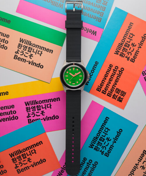 it’s MoMA’s time! UNIMATIC’s zesty watches display colors inspired by the museum’s tickets