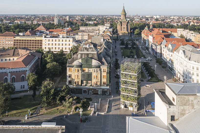 1,306 plants engulf MAIO architects' public nursery pavilion in timisoara, romania