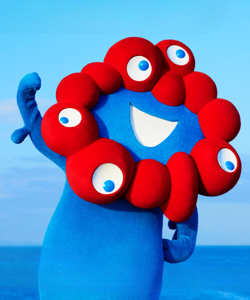 meet myaku-myaku, expo 2025 osaka’s mascot with rolling eyeballs and sunflower-like head
