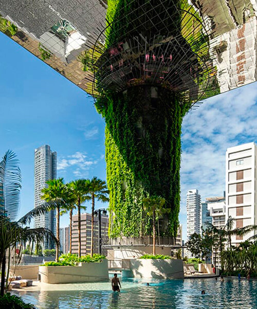 woha implants lush green terraces and swimming pools in high-rise hotel in singapore