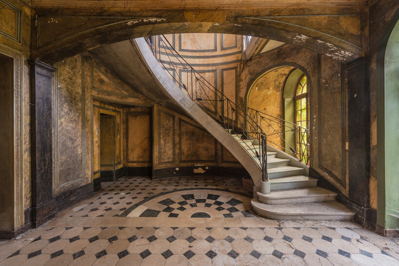 romain veillon captures abandoned places reclaimed by nature in the absence of humanity