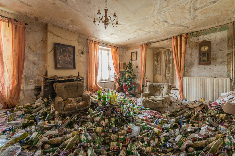 romain veillon captures abandoned places reclaimed by nature in the absence of humanity