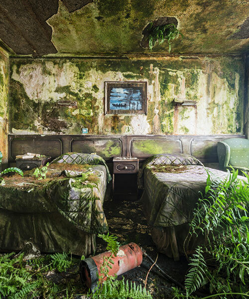 romain veillon captures abandoned places reclaimed by nature in the absence of humanity