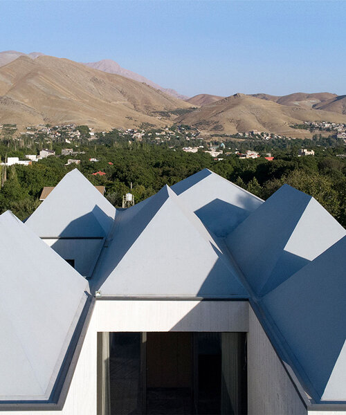 ZAV architects' sharp-edged geometries reflect the iranian mountainscape