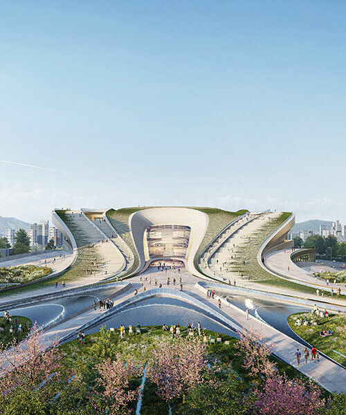 ZHA weaves floating indoor and outdoor spaces for sejong cultural hub proposal