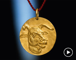ai weiwei reinterprets his animals/zodiac head sculptures into gold lunar year charms