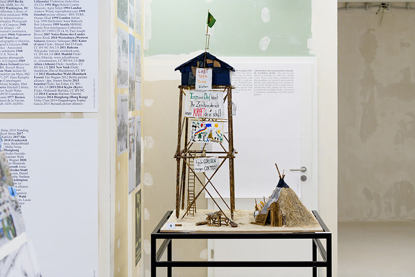 barricades, camps, superglue: DAM exhibition explores dynamics of protest architecture
