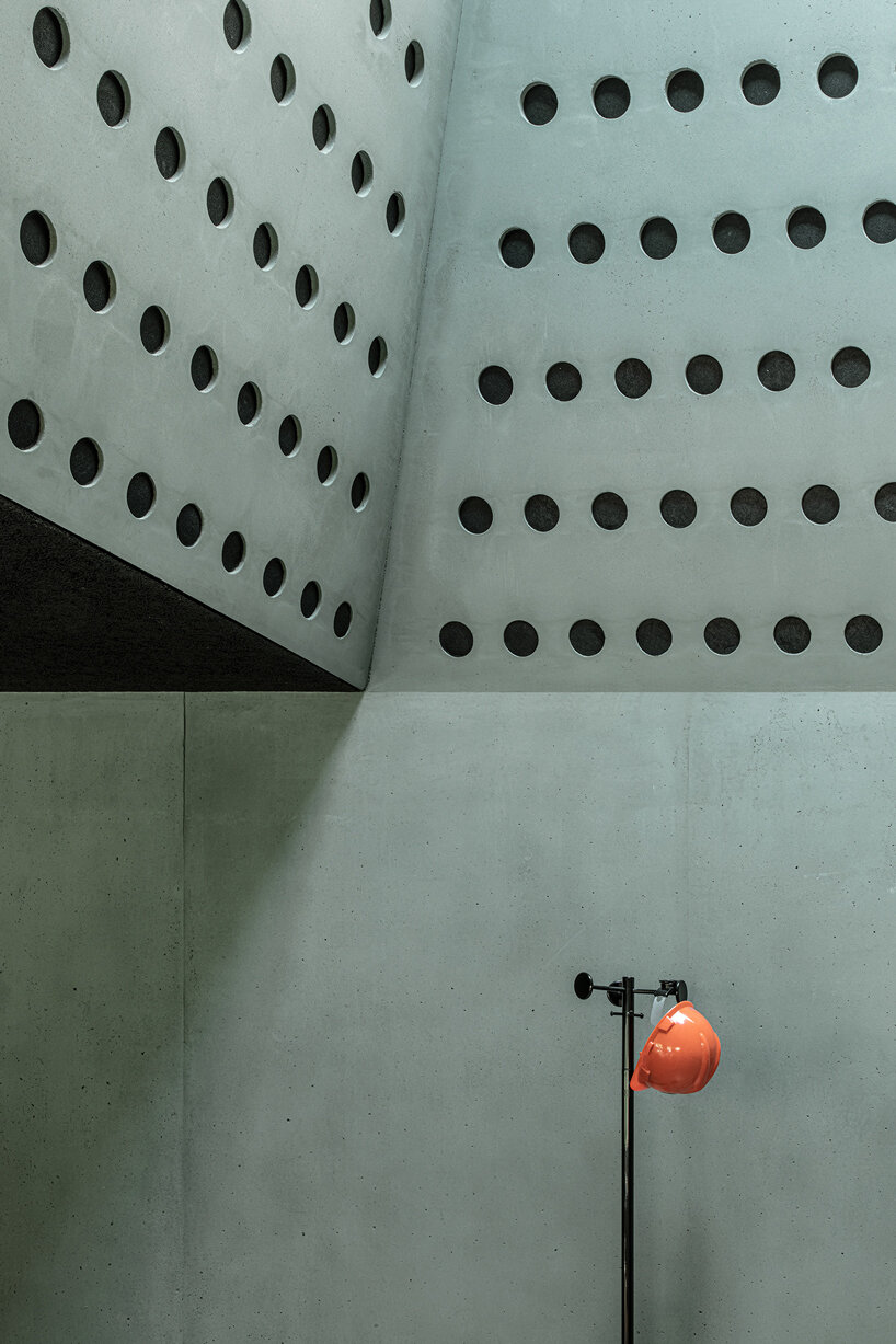 pedevilla inserts inner courtyards & dome-like skylights into workplace renovation in italy