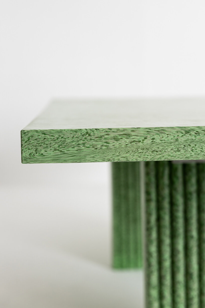 chinara darwish repurposes redundant marine waste into a dining table at dubai design week