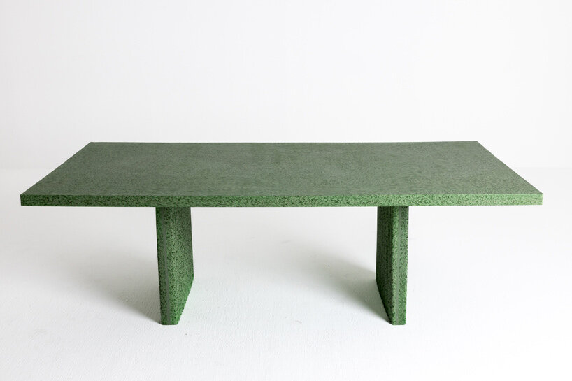 chinara darwish repurposes redundant marine waste into a dining table at dubai design week