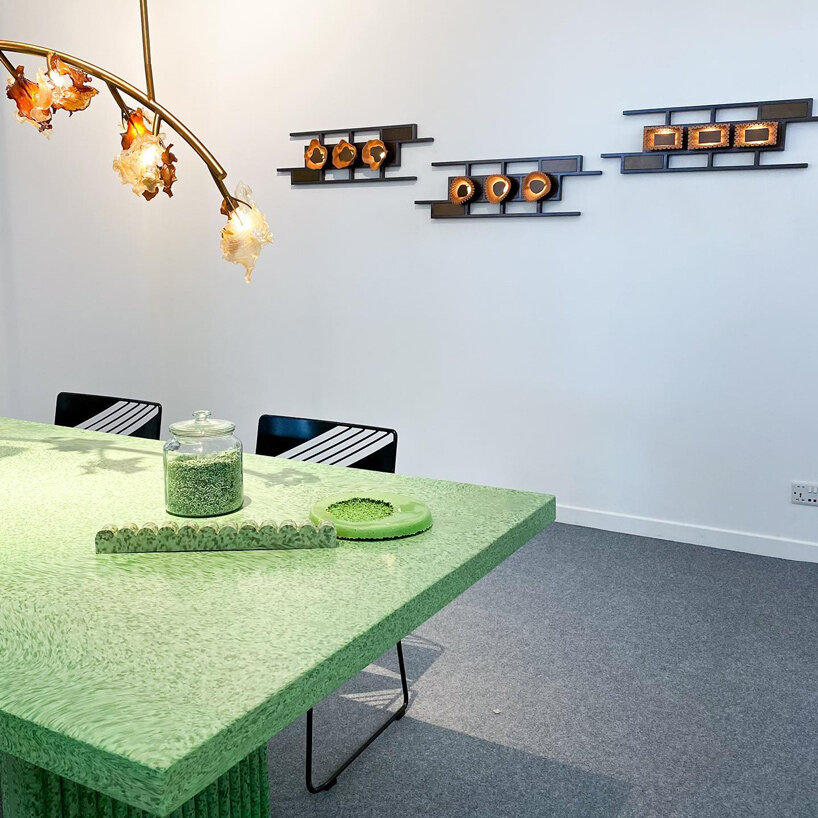 chinara darwish repurposes redundant marine waste into dining table at dubai design week