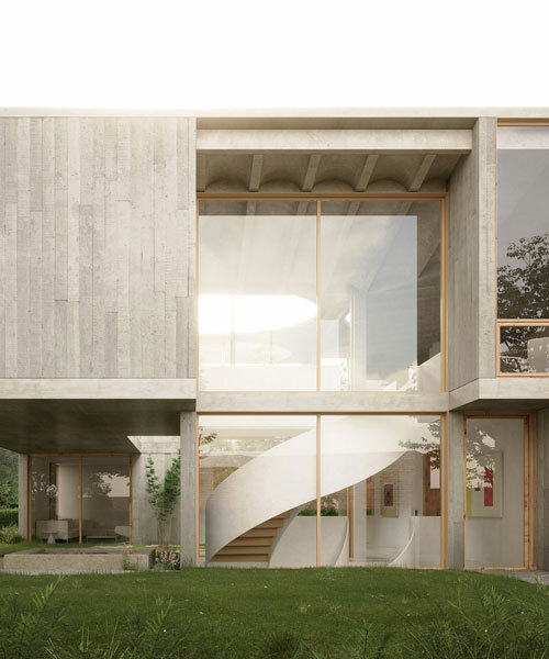 desai chia envisions this sculptural 'sayavedra house' for art collectors in mexico