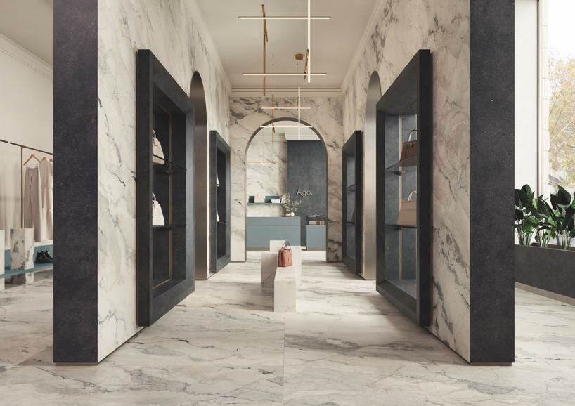 fiandre architectural surfaces expand styles in marmi maximum and balance collections