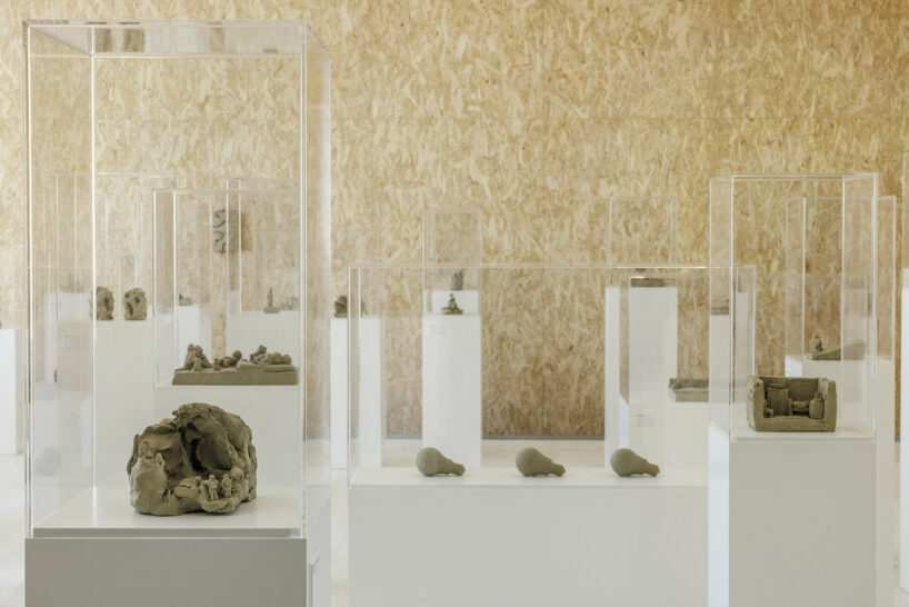 157 raw clay sculptures by fischli/weiss unveiled at fondazione prada's atlas exhibition