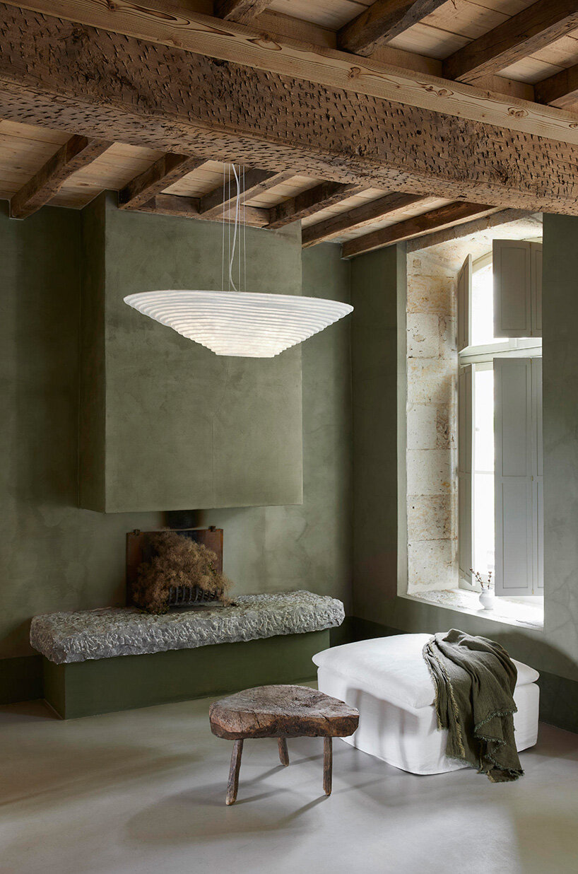 forestier spins luminescent nebulis lights from centuries-old sericyne silk