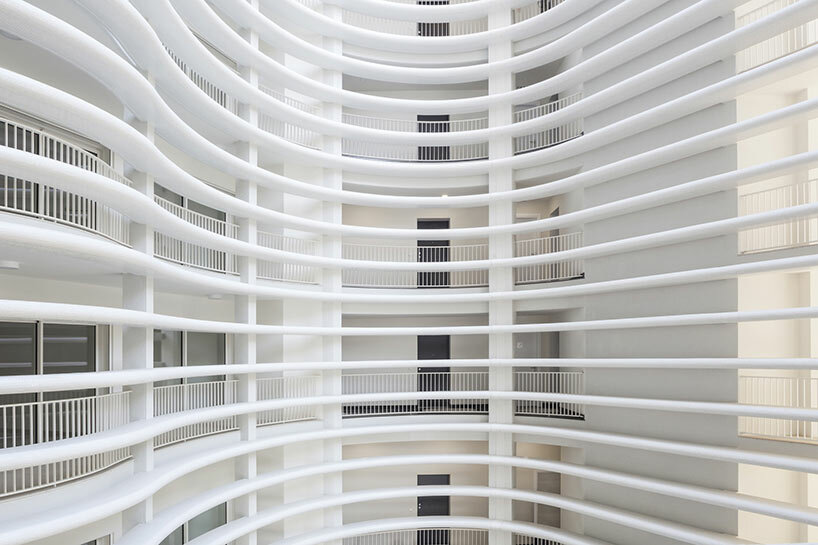 jean-pierre lott evokes layered rock with undulating honoria tower in monaco