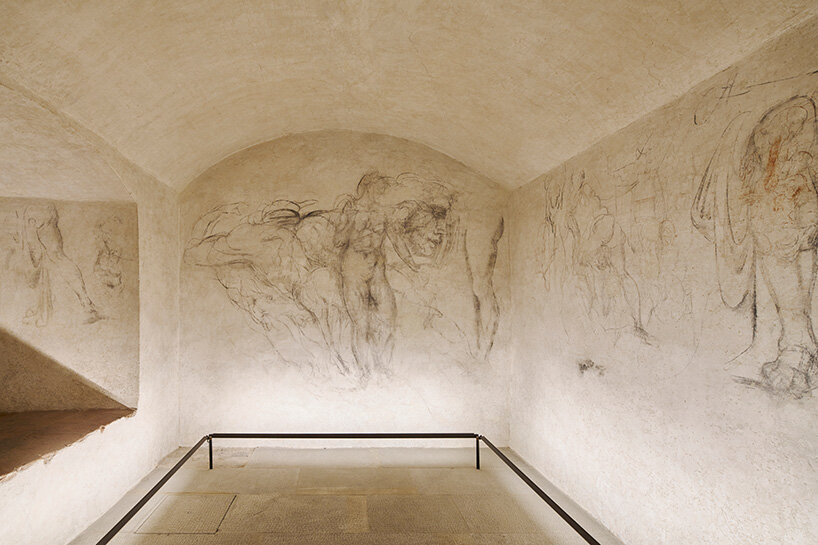 michelangelo's secret drawing room in florence opens to the public for the first time