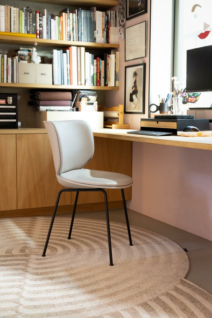 moooi’s hana chair by simone bonanni blooms with customizable shell and colors