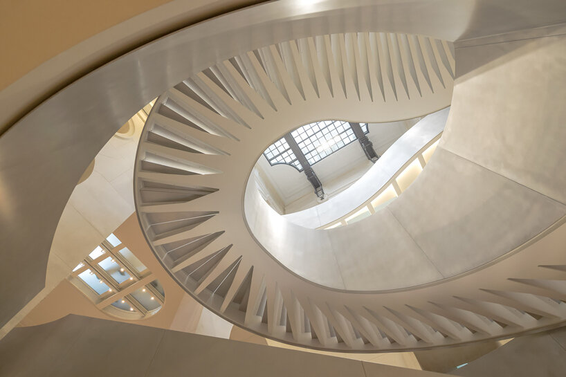 monumental staircase meanders within national library of france ...