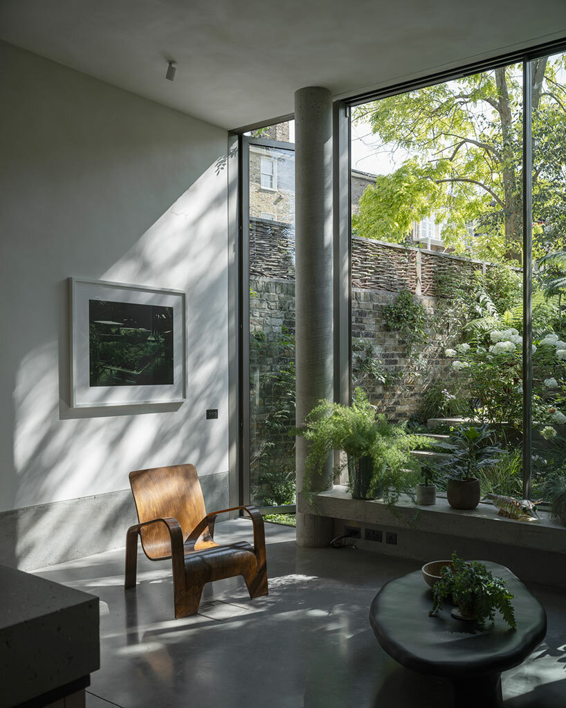 chelsea brut: pricegore architects evokes brazilian modernism with london townhouse