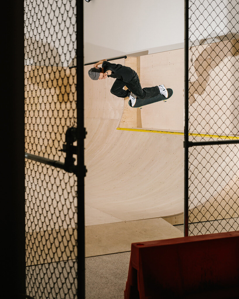 you can now skate inside london's design museum on a custom mini ramp