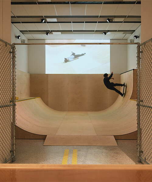 you can now skate on a custom mini ramp inside london's design museum