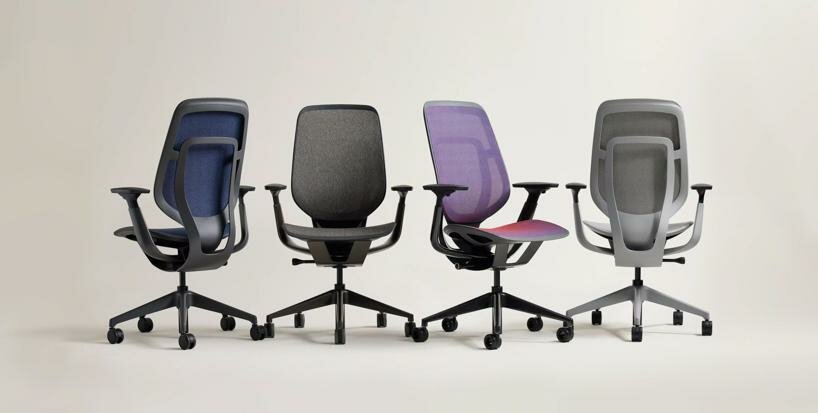 steelcase’s karman creates an ergonomic office chair for an age of restraint