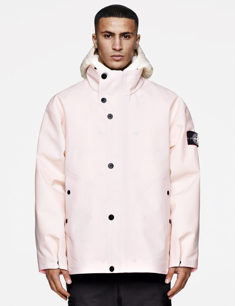 Stone island outlet colour changing coat