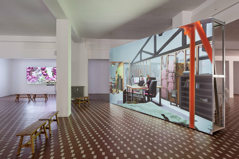 theo triantafyllidis' simulations at spazio vitale explore the absurdity of human existence